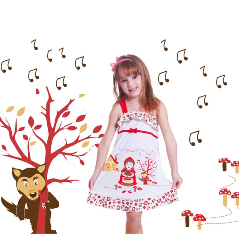 Little Red Riding Hood Camisole. Girl Homewear